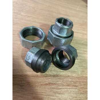 Galvanized union gas high temperature hard-sealed copper ring copper seat cone seat cone surface oil renyouning national standard 2 minutes 3 minutes union copper seat dn50 (2 inches)