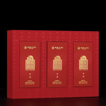 Hand shang gongfu chen zhiqiang hand shang gongfu tea imprint tianxin narcissus wuyi rock tea oolong tea 6 brews 54g gift box