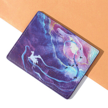 The national museum of china uses dreams as creative illustrations for maca bags, simple document bags, transportation cards, multiple card slots, national museum cultural and creative birthday gifts, ancient style boys and girls, purple