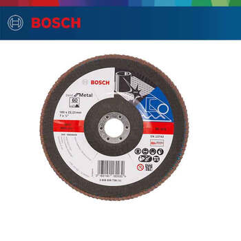 Bosch bosch (bosch) high-end metal thousand-leaf grinding wheel stainless steel grinding thousand-leaf grinding disc grinding thousand-leaf disc 125mm 40 mesh