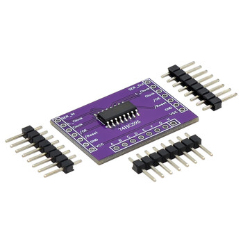 Shushe 74hc595 shift register ic open-drain output cmos serial output low power consumption purple board