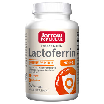 Jarrow freeze-dried lactoferrin capsules 60 capsules/bottle improve self-protection and prevent cross-infection during seasonal changes freeze-dried lactoferrin 60 capsules/bottle