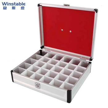 Wenstan w6010 seal box, multi-grid financial seal box, seal box, legal person company seal box, 30-piece seal box, customized