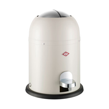 Whisker german knight trash can non-inductive foot-operated fashionable creative trash can 6 count knight bucket matte sand color 6 count