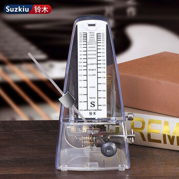 Nk nikon suzuki mechanical metronome piano grade exam special guitar guzheng erhu violin universal copper movement upgraded copper movement transparent white