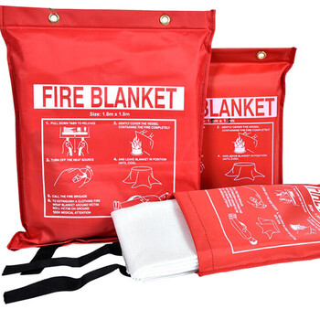Gongfu fiberglass fire blanket fire emergency escape blanket 1.5m*1.5m fiberglass unit