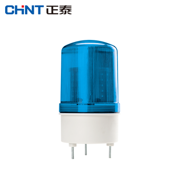 Chint (chnt) alarm light nd2 warning light alarm light rotating strobe led light flashing light sound and light alarm signal light rotating strobe with sound blue ac220v