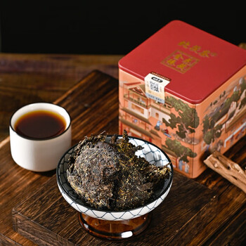 Weilerui black tea shaanxi official tea jingyang i fu tea xi'an specialty old brand bei fu tea handmade classic 100g