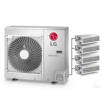 Lg central air conditioning original imported multi-split scroll compressor indoor unit thinnest 132mm dc one to six