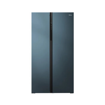 Midea/midea bcd-607wkpzm(e) side-by-side large capacity air-cooled frost-free refrigerator for family bcd-600wkgpzm(e) deep space blue-stars