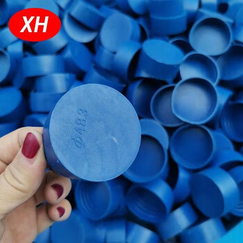 Danyang sunny steel pipe plastic cap internal thread protective sleeve blue cover round head pe plastic plug dustproof cap 42mm 100 pack