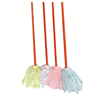 Mrs. zhuang factory property sanitation cleaning absorbent mop old-fashioned cleaning floor mop terry cloth mop in random colors