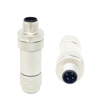 M12 connector 914521 aviation plug screw crimping network cable connector svec l xingweilian m12-d