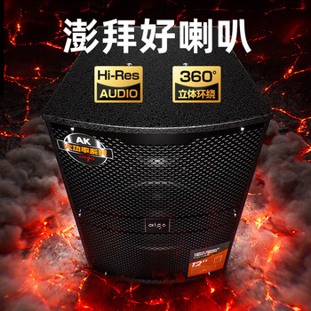 Aigo conference audio set, dedicated speakers for small and medium-sized conference rooms, stage gym classroom wall-mounted speakers, 2 8-inch professional speakers + upgraded power amplifier + one-to-two professional microphones