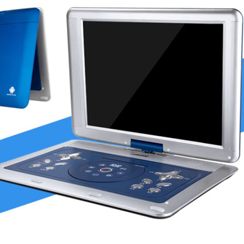 Amoi mobile dvd player portable evd player vcd all-in-one player for the elderly to watch movies with a small tv for home use cd 25 blue full format exclusive version standard delivery disc + 64g usb flash drive