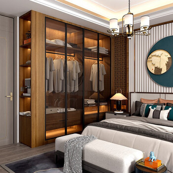 Gold medal kitchen cabinet gold medal wardrobe home decoration whole house customized wardrobe furniture overall walk-in cloakroom bedroom home customization prepayment 20