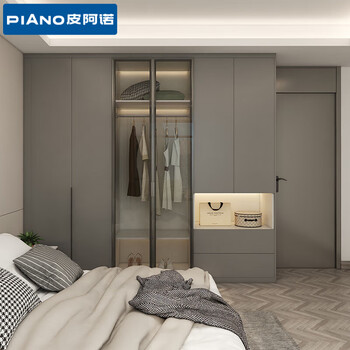 Piano wardrobe whole house customized wardrobe bedroom furniture customized wardrobe cloakroom living room home furniture large wardrobe customized prepayment