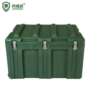 Rotational molding box 09d general equipment box airdrop box material packaging box precision instrument storage box 800*600*500mm wheel military green