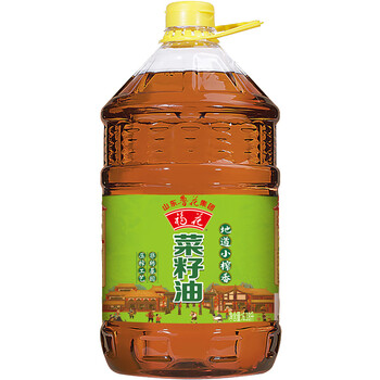 Fuhua edible oil produced by luhua group, small pressed first-grade rapeseed oil 6.18l, physical pressing