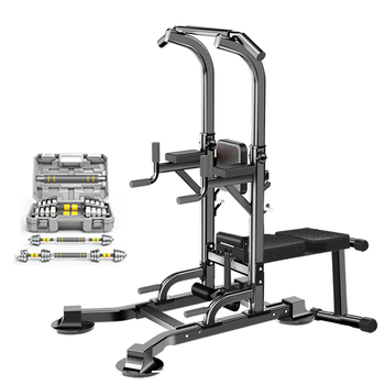 Kaikang (kaikang) kaikang kaikang indoor horizontal bar home pull-up device multi-functional fitness equipment single parallel bar t059 package 30kg pure steel dumbbell 35cm connecting rod