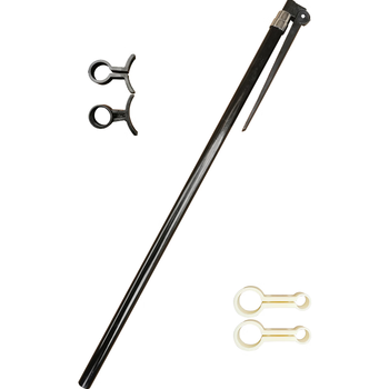 Measuring height ruler, height ruler and weight electronic scale special accessories aluminum alloy measuring rod non-electronic measuring instrument with 2 semi-circular fixed buckles