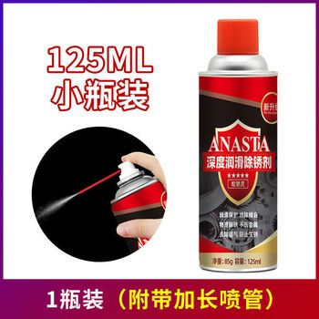 Screw loosening agent, rust remover, metal strong anti-rust lubricant, door lock hinge, chain gear rust removal lubricant, screw loosening agent, 100ml rust removing lubricant, 1 bottle