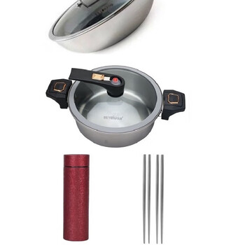 Beyonpan titanium pot micro pressure cooker wok tv shopping recommended chinese wok