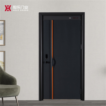 Hele doors hele doors grade a door-hefu light luxury simple style anti-theft entry door steel door can be customized 2050*960 single leaf