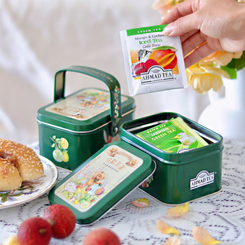 Ahmad teatea yaman london tea banquet 12 flavor combination office fruit tea bag tea bag tin can 12 pack london tea banquet 12 flavor tin can