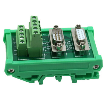 Zhizhan xuxin serial port solderless male and female terminal block rail connector db9