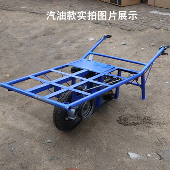 Renjuyi agricultural machinery gasoline wheel truck climbing electric chicken cart mountain orchard single track transport cart gasoline wheelbarrow