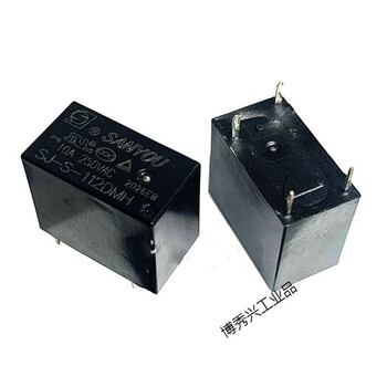 Sj-s- 105 112 124dmh 5v12v 24v 4 pins normally open 10a 250v sj-s- 112dmh(12v) 5 pcs