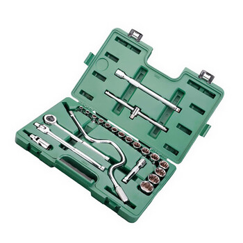 Sata tools 22-piece 12.5mm series inch socket set 09088 09088