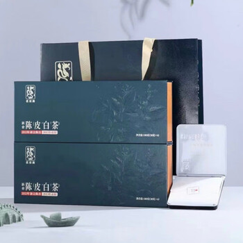 Qianshanyue fuding white tea 2015 gongmei 13 years xinhui tangerine peel wholesale tangerine peel white tea small iron box 180 pieces 180 grams