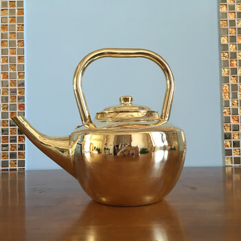 Copper kettle, kettle, teapot, copper hot pot and soup kettle, home restaurant, thickened 1l 3l copper
