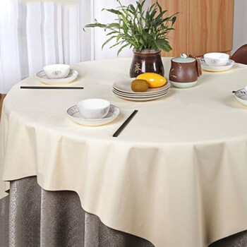 Pack of 5 disposable tablecloths thickened printed restaurant hotel home rectangular round table printed tablecloth tablecloth tablecloth disposable household supplies plain yellow 2m*2m 5pcs