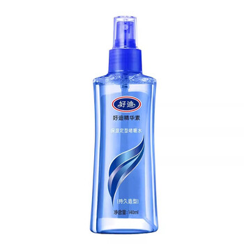 Haodi essence moisturizing styling gel water 140ml*2 nutritious and shiny hair styling refreshing refreshing styling spray blue (long-lasting styling) 140ml gel water 1 bottle