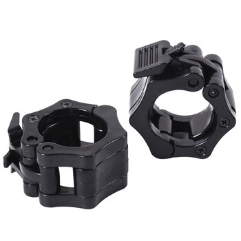 Mentuojia barbell quick buckle austrian bar 50 dumbbell nut barbell bar fixed clip spring clip head buckle black 50mm austrian bar buckle