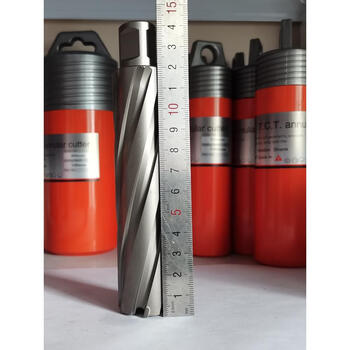 Extended hollow drill bit magnetic drill core drill magnetic seat drill opening hole drill 14 26-9 magnetic drill bit 100 14*100mm