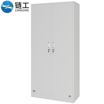 Chain worker two-door locker employee locker dormitory coat and hat lockable iron cabinet storage 2-door locker iron cabinet thick steel locker storage cabinet
