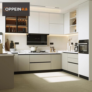 Huili's kitchen cabinets, home kitchen cabinets, custom-made quartz stone countertops, integrated stove cabinets, custom-made official customization prepayment, which can be deducted from the contract fee