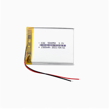 Kexiangwei 3.7v polymer lithium battery 504050 universal navigation positioning monitor 1500mah
