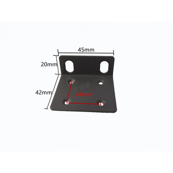 Customized for ruijie rg-s2910 fast fs24 switch router mounting ear bracket ear l 4 holes short - hole spacing 24mm