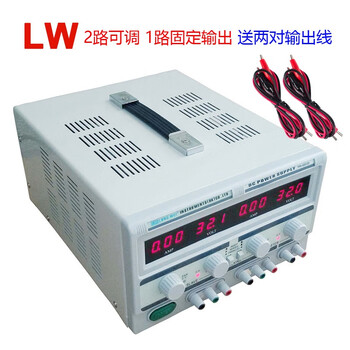 Longwei tpr3010-2d adjustable dc regulated power supply 30v5a/3a dual three-way power supply electroplating aging test tpr-3002-2d+2 pairs of output lines