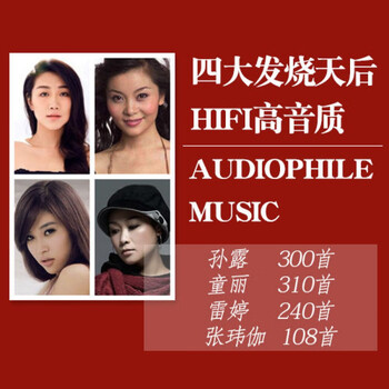 Car u disk fever female singer sun lu/tong li/lei ting hifi trial music high-quality mp3 song audio