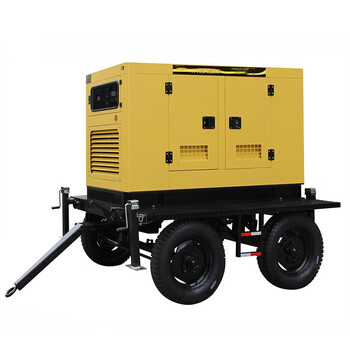 Anbuanqi on-board power generation 30kw trailer plateau mobile high-speed trailer diesel power generation set 20kw type