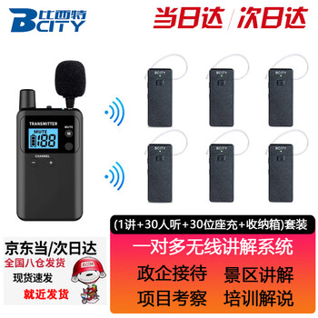 Bixit interpreter wireless interpreter factory tour interpretation reception interpretation 711r tour guide one-to-many wireless interpreter 30 people listening set