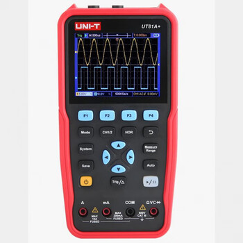 Unilide ut81a+ handheld 50m bandwidth dual-channel oscilloscope multimeter 81c+ signal generator function ut81c+