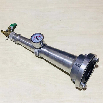 Suitable for customizing 65 pressure measuring dc fire water nozzle head with pressure gauge and switch fire hydrant cover test 65 dc pressure measuring water gun