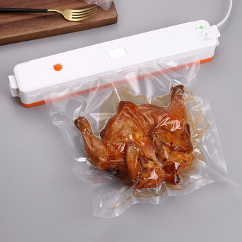 Weiheng vacuum machine small household vacuum packaging machine bag food tea vacuum sealing machine temperature adjustable vacuum machine + 10 bags